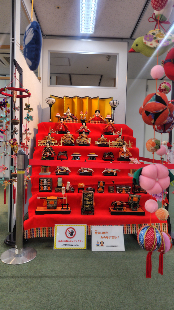 新派つるし雛展示はじまりました